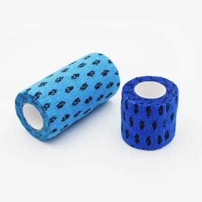 Non Woven Printing Color Cohesive Bandage Elastic Self Adhesive Bandage