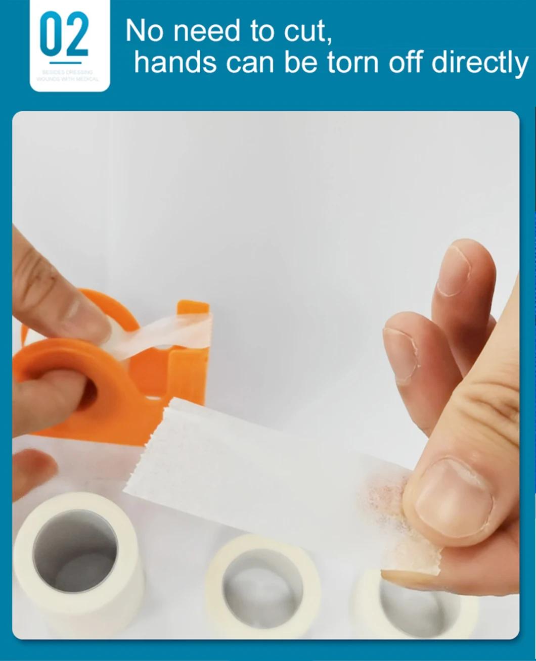 Microporous Skin Color Non-Woven Medicalsurgical Silk Plaster Tape