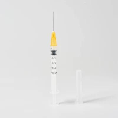 Factory Product and Supply Auto Disable Syringes with Needle with Competitive Price CE FDA ISO 510K