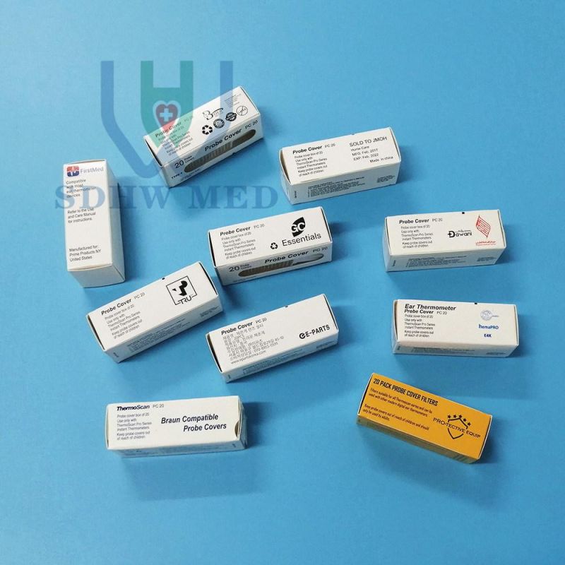 CE Disposable Ear Thermometer Sterile Probe Cover for Famous Brand Ear Thermometer