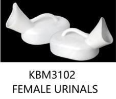Disposable Medical Urinal for Hospital Use Mouth Smooth Graduation White PP Adult Hand Urinal