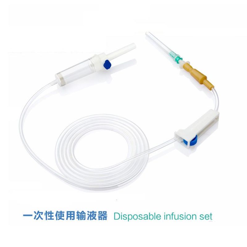 Disposable Medical Micro Drip IV Infusion Set with Burette