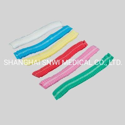 Disposable Non Woven Strip Clip Cap Bouffant Head Cover Bouffant Cap Mop Cap PP Cap Shower Bathing Hotel Cap Strip Cap Round Cap Hair Cap