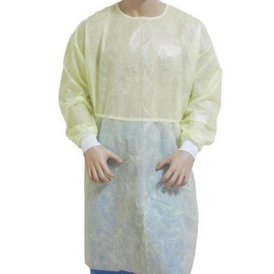 Disposable AAMI Level Non Sterile Isolation Gown for Hospital