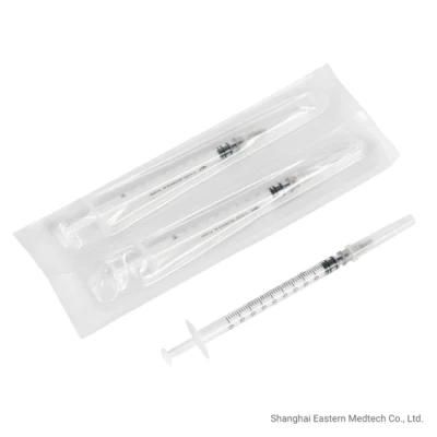 Vaccine Injection Medical Device Plastic Low Dead Space Lds Ldv Latex Free Three-Part Vaccines Syringes