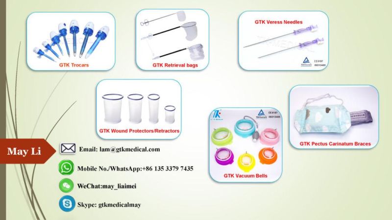 Universal Seal Disposable 10mm Laparoscopic Trocar CE & ISO 13485 Certificate