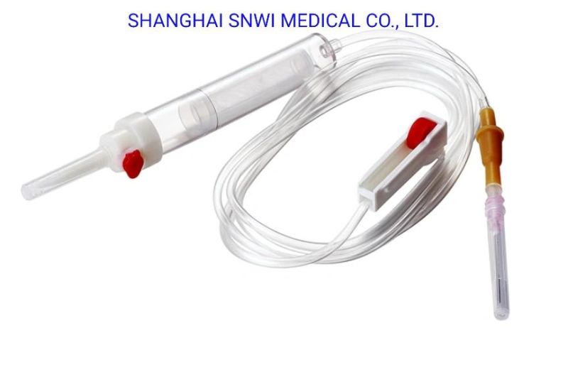Medical Supplies Disposable Blood Transfusion Set with 95mm Drip Chamber