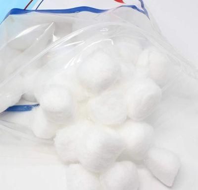 Medical Absorbent Cotton Ball, Sanitary Cotton Ball, Non-Domestic Large Package of Sterilized Cotton Wool 500g/Bag (cotton ball type)