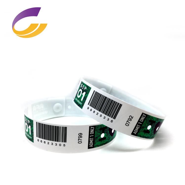 2021 Hot Sell Custom Plastic ID Wristbands for Sport