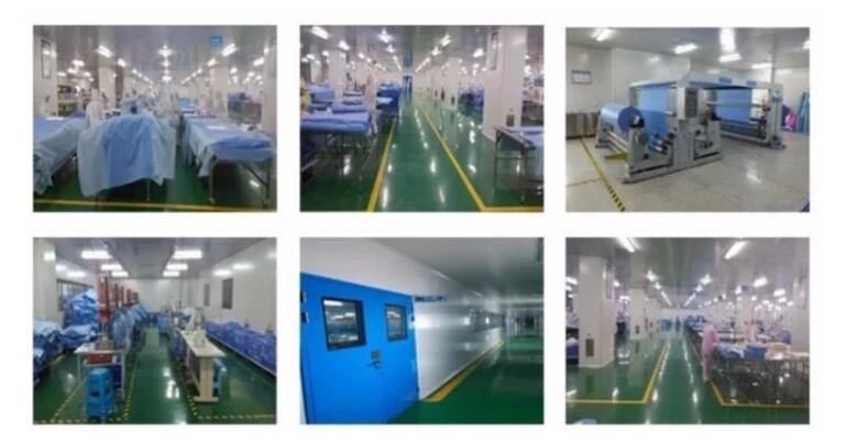 Disposable Medical Surgical Sterile Nonwoven Isolation Gown for Hospital Clinics