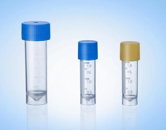 Lab Supplies Polypropylene Plastic 1.5ml 2D Barcode Scanner Cryo Vials Cryogenic Cryovial Tube Freezing Tube