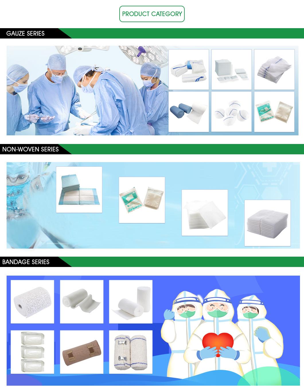 Sterile Disposable Medical 100% Cotton Gauze Swab