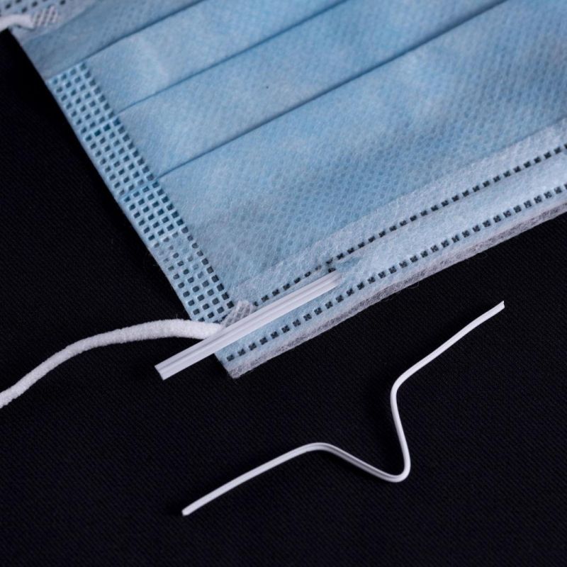 China Nose Wire Single Core Double Core 3mm 4mm 5mm Nose Strip One-Stop Supply Disposable Face Mask Material
