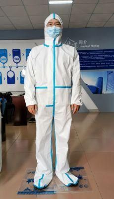 Full Body Disposable Gown Emergency Medic Coverall Disposable Hospital Clothing