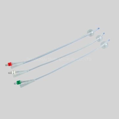 Disposable Medical Foley Balloon Cather 100% Silicone Foley Catheter for Hospital
