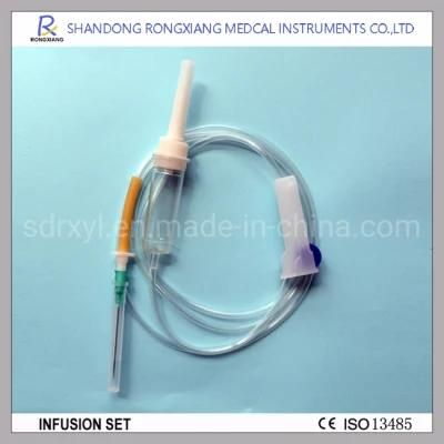 Disposable IV Giving Infusion Set with Needle