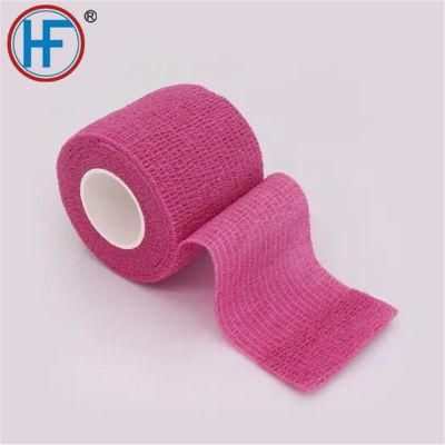 Mdr CE Approved Convenient Easy Tearing Self-Adhesive Bandage for First Aid Activities