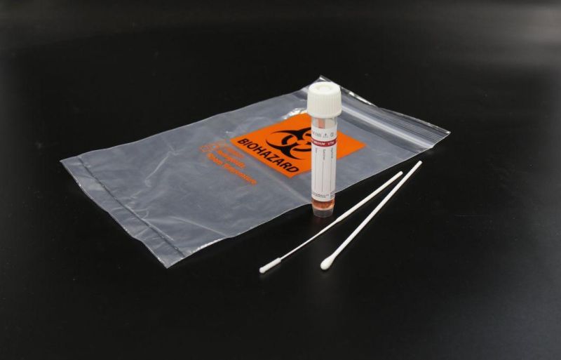 Medical Nylon Viral Transport Medium Nasopharyngeal Swab Nasal Vtm Test Sample Tube Collection Kit