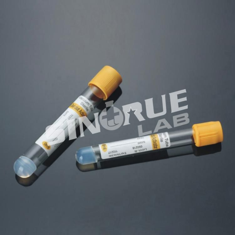 Yellow Cap Gel&Clot Acticator Tube Non-Vacuumed Blood Collection Tube