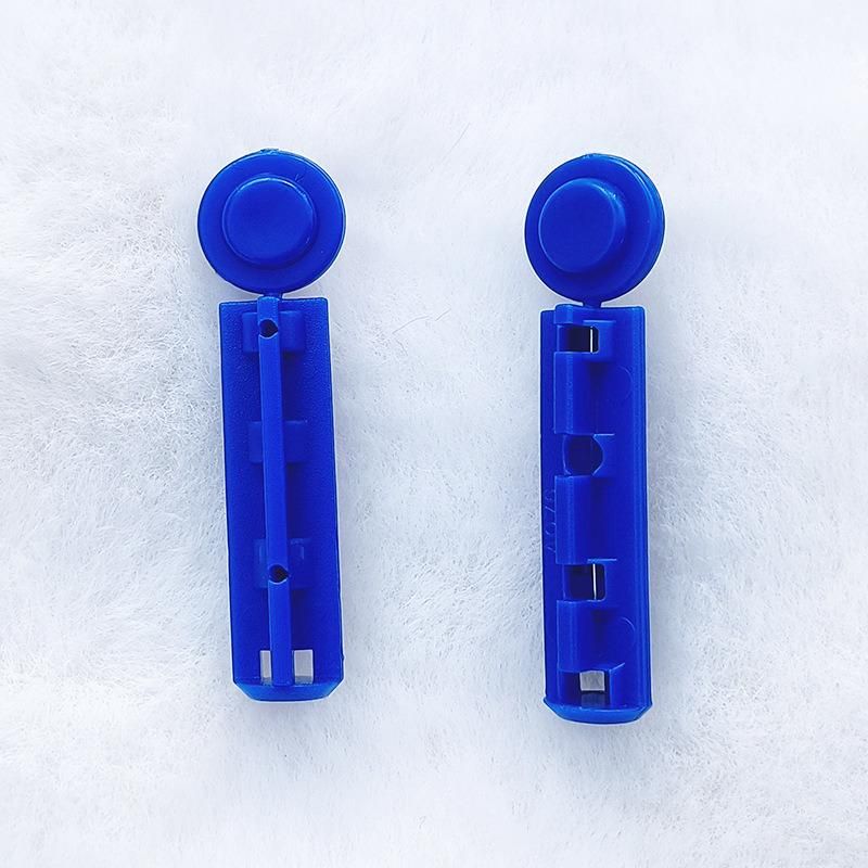 Lancet Disposable Peripheral Blood Collection Needle Manufacturer Wholesale Blue Blood Glucose Meter Cupping Universal Blood Letting Needle 50 Needles Lancet
