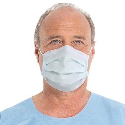 Safety 3 Layer Disposable Earloop Medical Hypoallergenic Face Mask