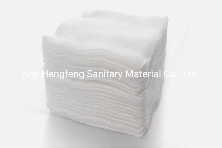 Medical Wound Care Non Sterile 100% Cotton Folded Gauze Swab 40′s