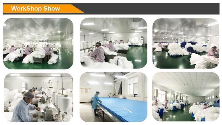 AAMI PB70 Level 1/2/3 CE Certified FDA, ISO 9001, ISO13485 CPE Gown