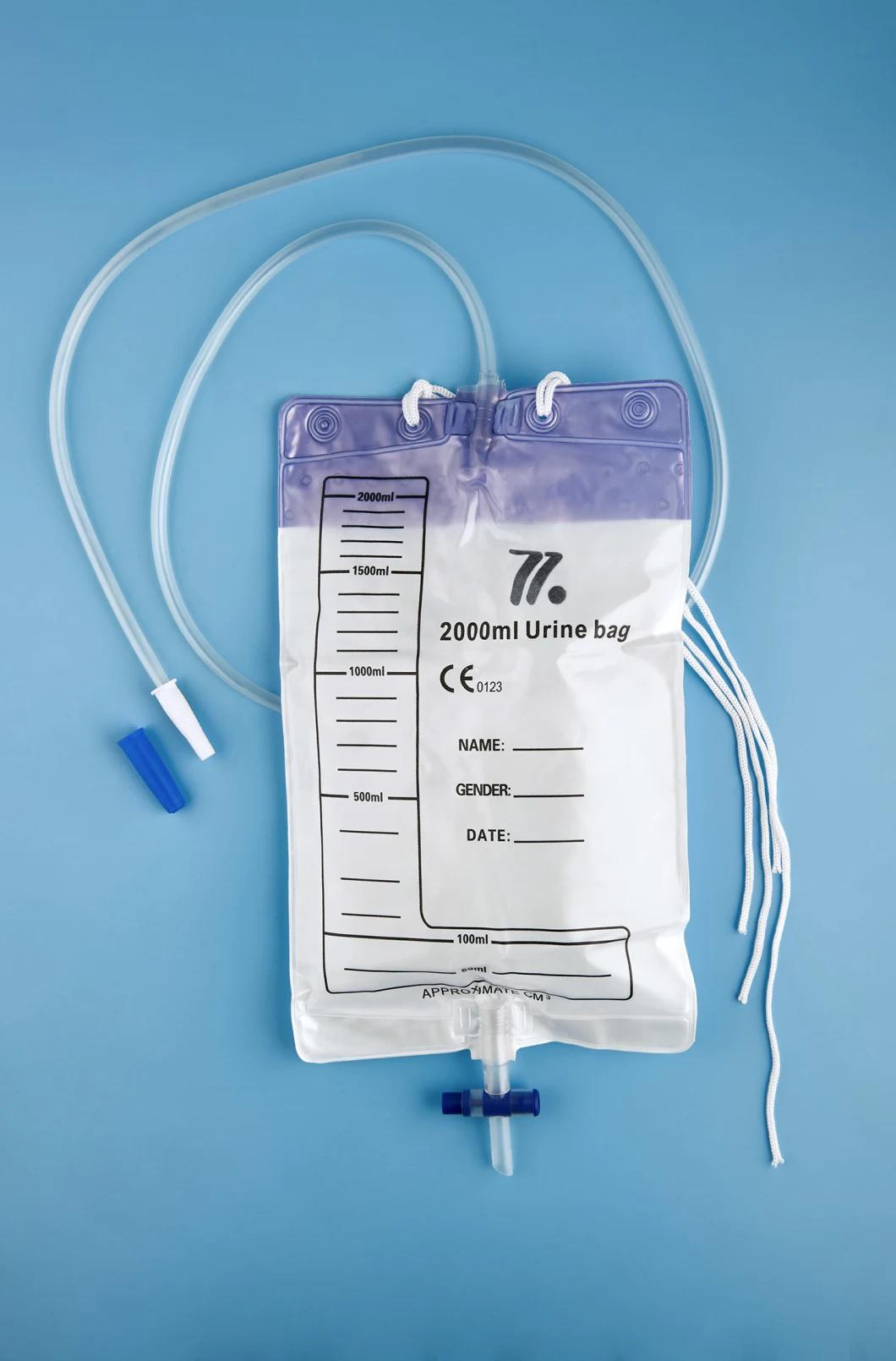 Disposable Meter Scale Type Urine Bag with CE Certificate