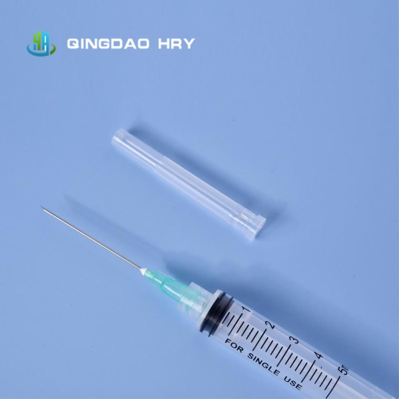 Manufacture in Stock 3ml Luer Lock with Needle 25g *1" CE FDA ISO 510K