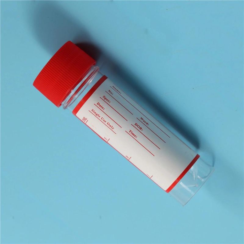 Disposable Plastic Specimen Cup Urine Collector Stool Container with Spoon 30ml
