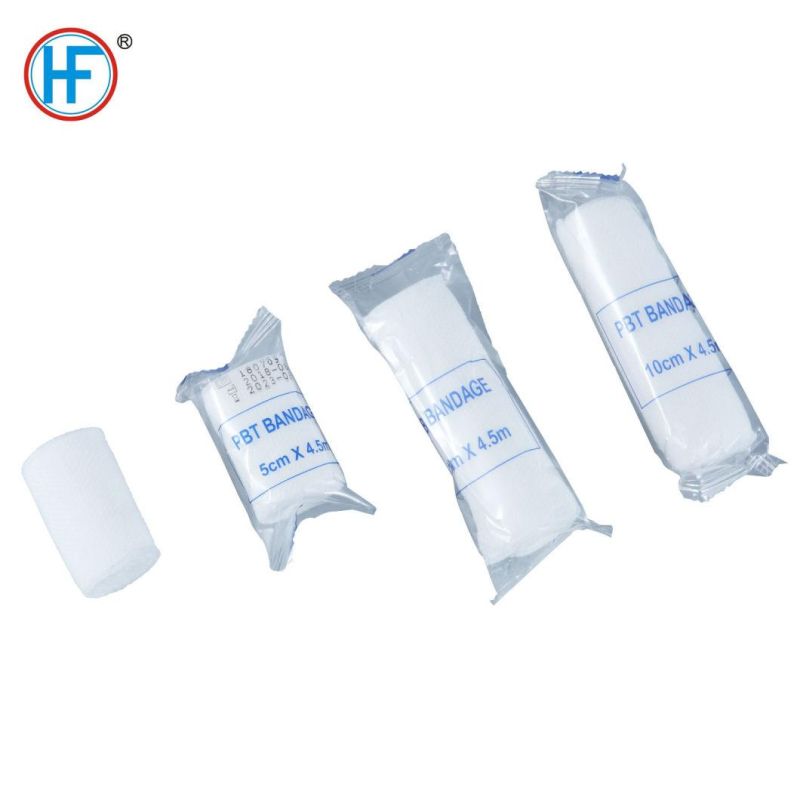 Mdr CE Approved First Aid Woven PBT Conforming Bandage Provided Samples