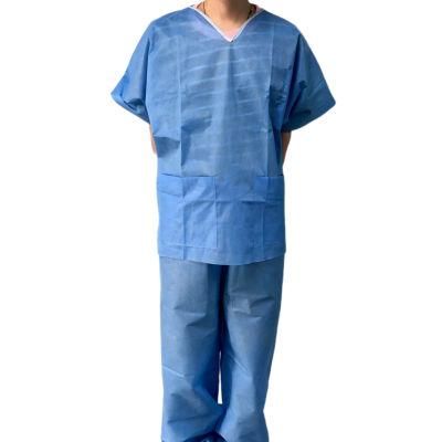50 Pack Disposable Ultrasonic SMS Isolation Gown Plastic Fluid Resistant