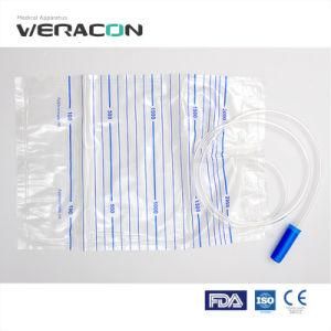 Urine Meter Bag Collection T Valve Needless Sampling