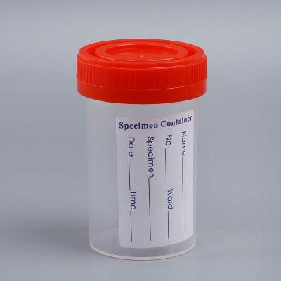 In Stock Disposable Funnel Plastic Medical Urine Container Specimen