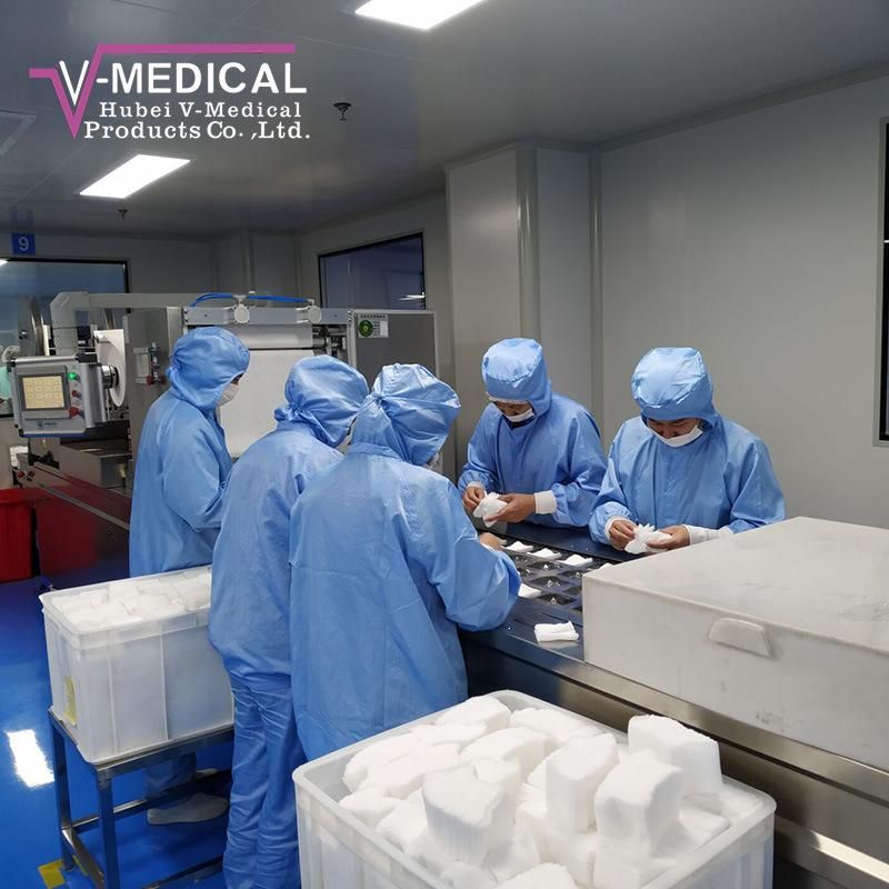 Medical Sterile Disposable Gauze Balls D3cm 20th 4PCS/Bag Wound Dressing Wound Care Hospital Use