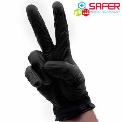 Vinyl Gloves Nitrile Box Black with OEM Brand Service Disposable