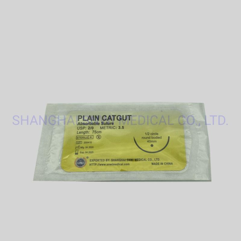 Surgical Suture Slik with Needle