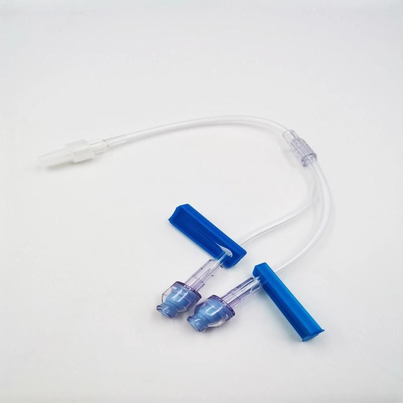 1/2/3/4 Way Extension Tube Infusion Set with Needle Free Connector