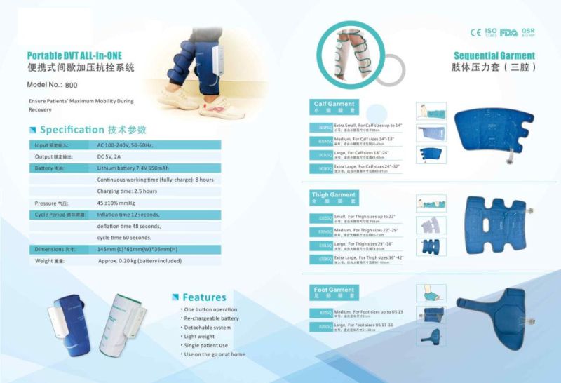 Rehabilitation Consumables Dvt Therapy Pump
