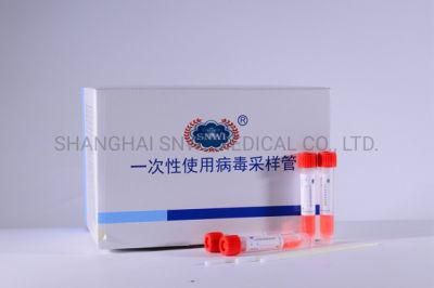 China Medical Virus Specimen Collection Sampling Kit Oral Nasal Throat Swab Viral Transport Medium Collection Tube