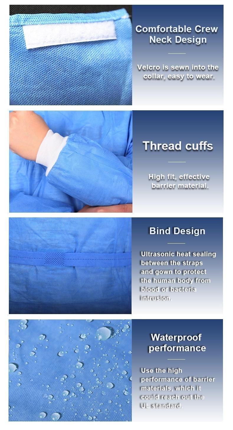 Anti-Statics Medical Disposable Isolation Medical Garment