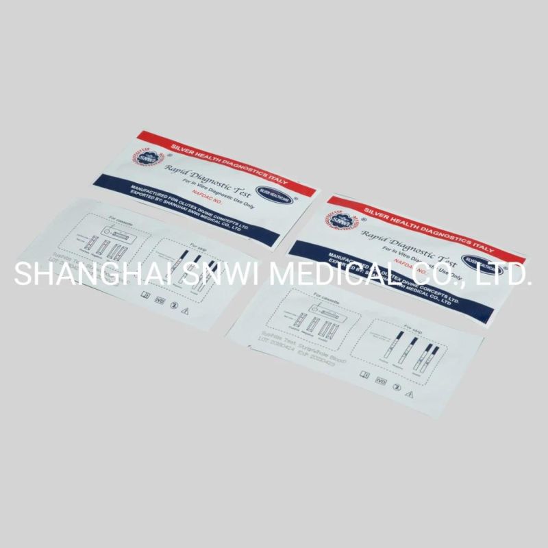 Medical Diagnosis Infectious Diseases HCV Ab Rapid Test Strip (Serum/Plasma)