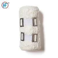 Elastic Crepe Bandage Body Wrap, First Aid Stretched Compression Bandage with Hook and Loop Closure