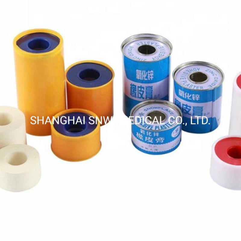 Disposable Medical Supply Surgical Cotton Zinc Oxide Adhesive Plaster (Tape)