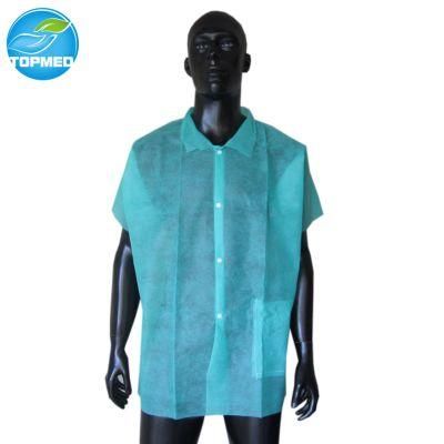 Disposable Lab Coat, PP/SMS Lab Gown