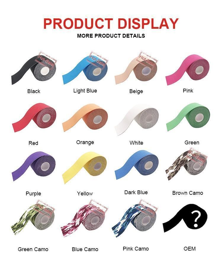 Kinesiology Sports Tape Wholesale Multicolor Kinesiology Sports Tape