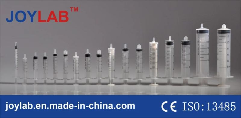 Three Part Disposable Syringe Without Needle
