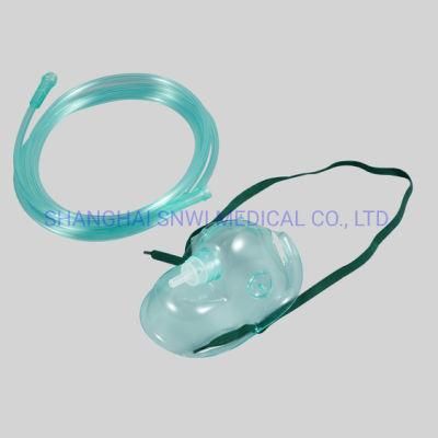 Disposable Medical Oxygen Mask with Different Sizes Tube for Adult/Children
