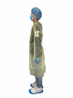 Disposable Particle-Tight and Spray-Tight Isolation Gown Protective Clothing