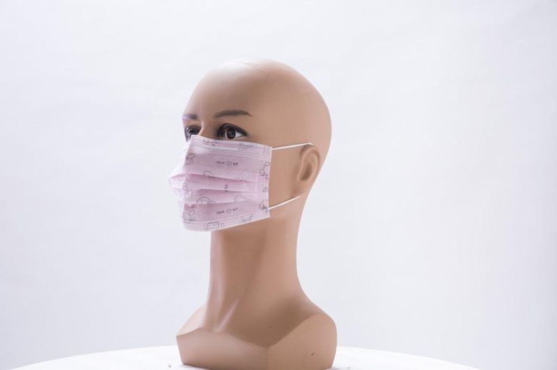 Custom Print Logo Face Mask Nonwoven Face Mask